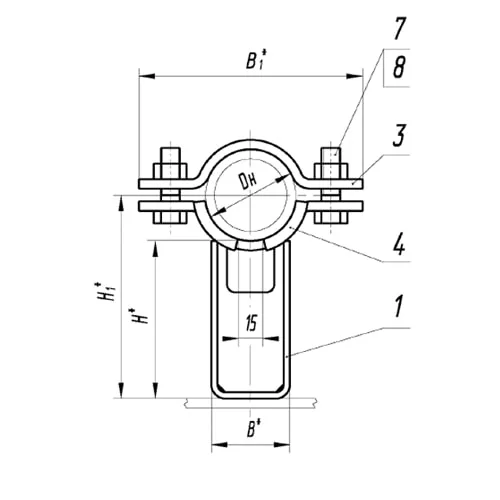 Опоры ТПР.04.01(2).00.000 108x7.93 мм ТПР.04.01(2).00.000-06
